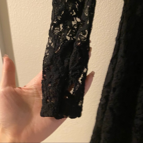 River island black lace dress size UK6 - Picture 2 of 6